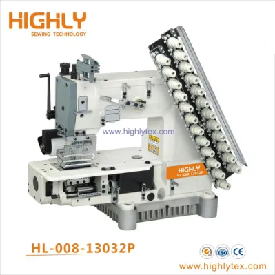 Hl-008-13032p Multi cilindro de la Aguja de coser puntadas de la cadena de la cama