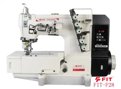 Máquina de coser de interbloqueo Direct Drive 3 en 1 compatible con F28d-01CB.