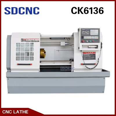 Máquina profesional de torno CNC Siemens System Ck6136