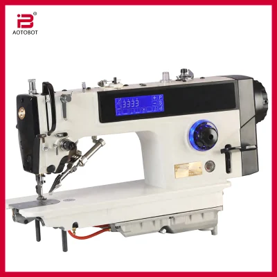 Máquina de costura de alimentación compuesta industrial de pequeño patrón de accionamiento directo con Pantalla táctil