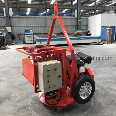 Máquina de corte circular automática de pavimento para la sustitución de cubiertas de perforación