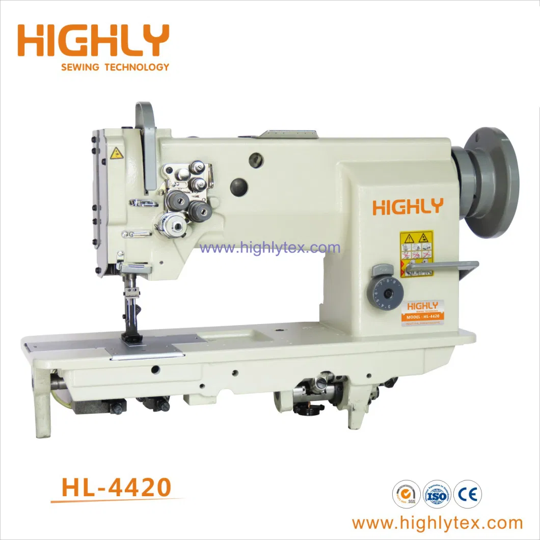 Highly 4420 Double Needle Heavy Duty Compound Feed Leather Industrial Sewing Machine