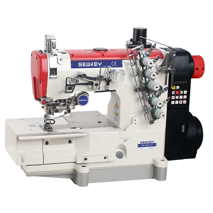Sk 858-Ut Direct-Drive High-Speed Interlock Sewing Machine (with Auto Trimmer)
