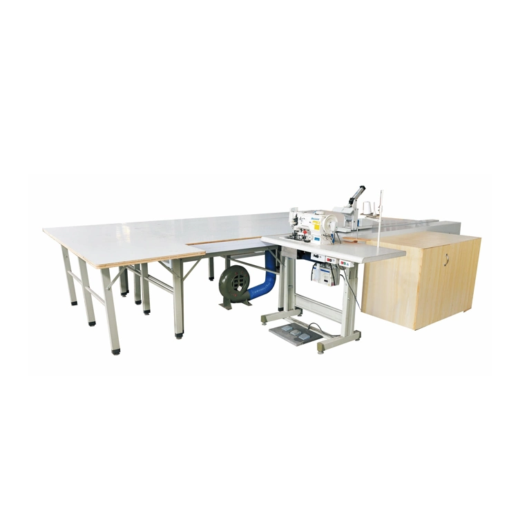 Direct Drive 4 Thread Overlock Sewing Machine with Side Tape Feeder