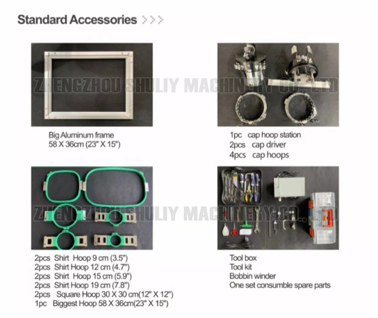 Embroidery and Sewing Machine Multi Needle Mini Embroidery Machine for Clothes