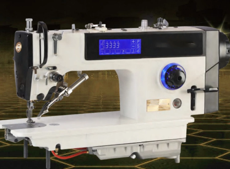 Computerized Direct Drive Single-Needle Flat Industrial Sewing Machine with Touch Screen