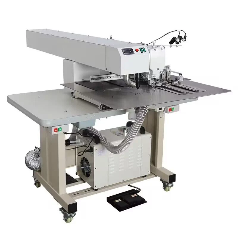 Highly Automatic Garment Clothing Pocket Welting Sewing Machine with Laser Cutter