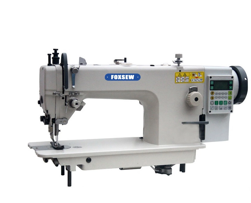 Direct Drive Top and Bottom Feed Heavy Duty Lockstitch Sewing Machine with Automatic Thread Trimmer