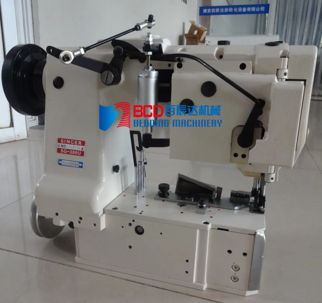 New Fully Automatic Mattress 300u &amp; Gc6-7 Singer Sewing Head Mattress Tape Edge Sewing Machine (BWB-6) with CE/SGS