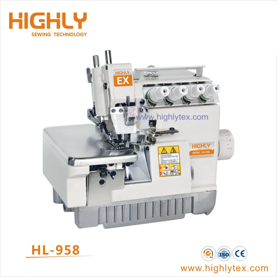 Hl-958-4D-Ht High Speed Computerized Direct Drive Overlock Sewing Machine