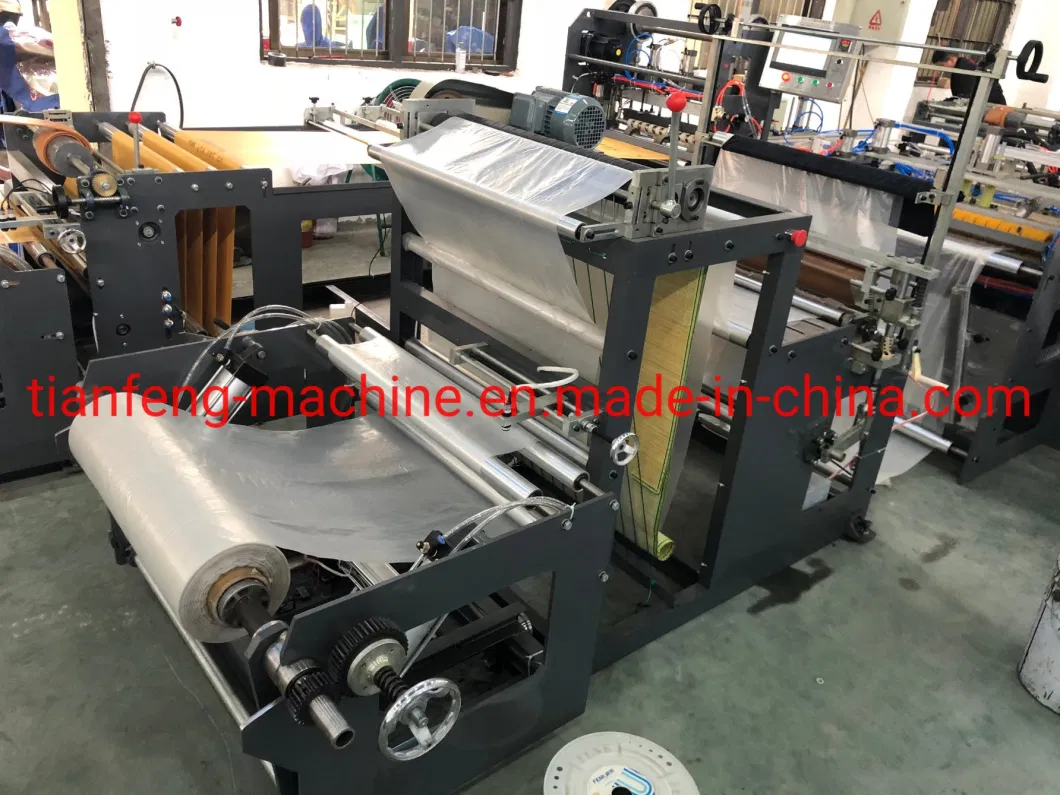 Automatic Woven Bag Cutting and Sewing Machine with PE Film Insert Device
