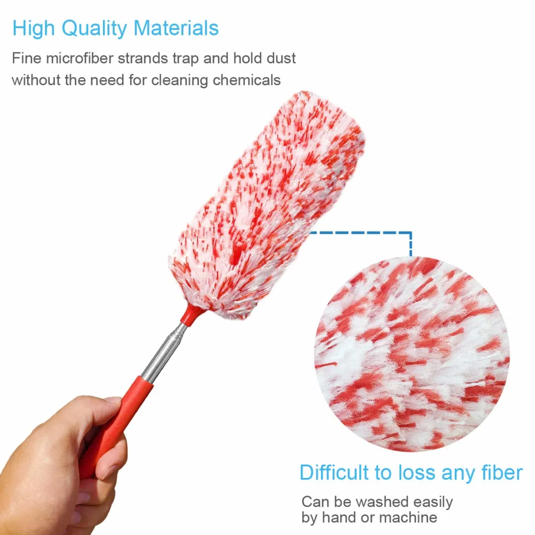 Washable Cleaning Tool Extendable Office Computer Air Condition Microfiber Hand Duster