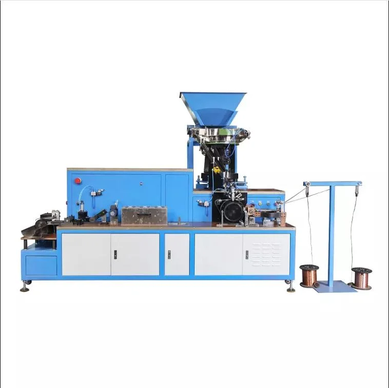 Coil Nail Making Machine with Automatic Rubber Putting Device
