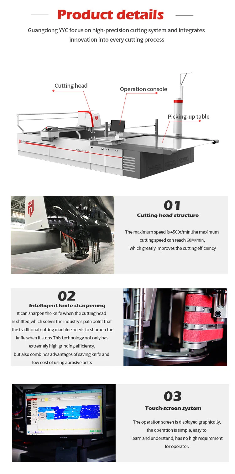 Emergency Stop Device Industrial Sewing Machine Corollary Automatic Fabric Cutting Machine