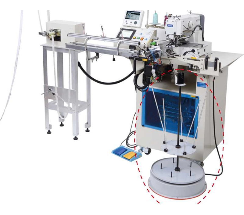 220V Single Phase Interlock Sewing Machine Automatic Elastic Joining Machine
