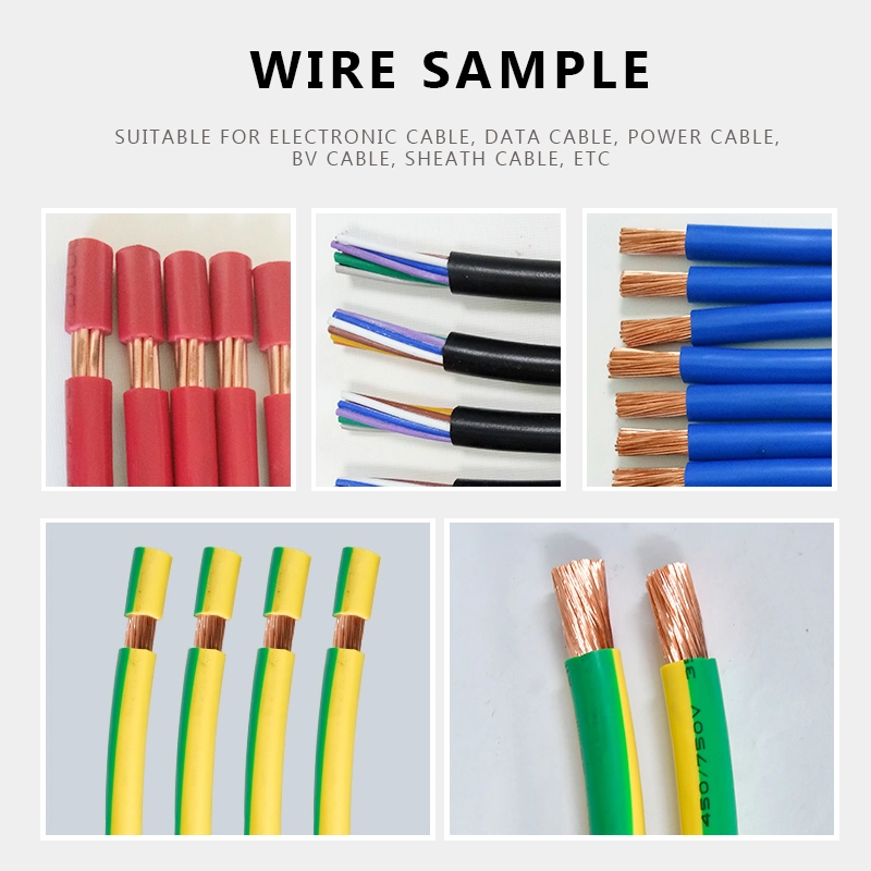 Round Cable Stripper Multi-Conductor Power Cable Cutter and Wire Stripping Machine Sheathed Wire Crimping Device