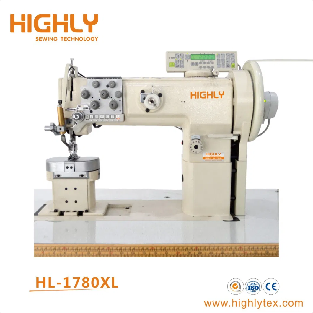 Hl-550-1780 Computer Post Bed Double Needle Rotary Needle Bar Compound Sewing Machine