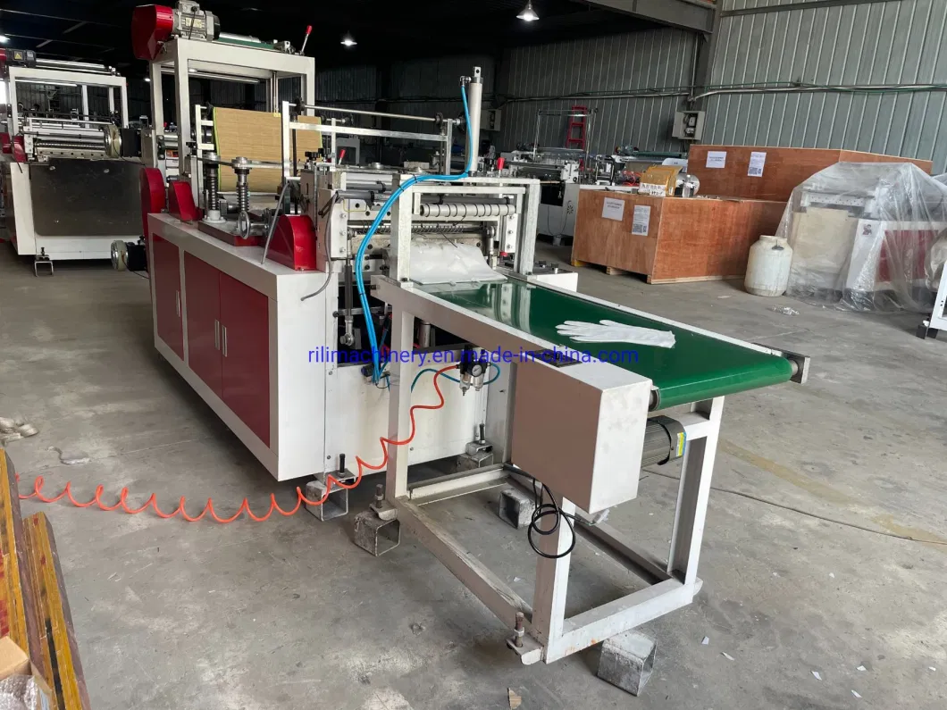 High Speed Compostable Disposable Biodegradable Glove Making Machine Machinery Equipment Device with Conveyor Belt