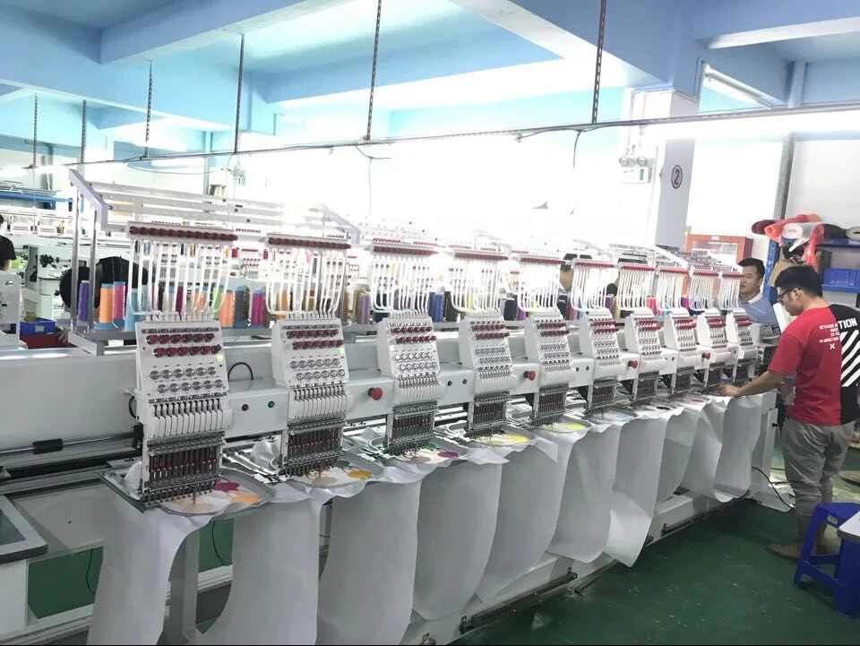 2019 Multi Head Computerized Tajima Embroidery Monogramming Machine for Cap