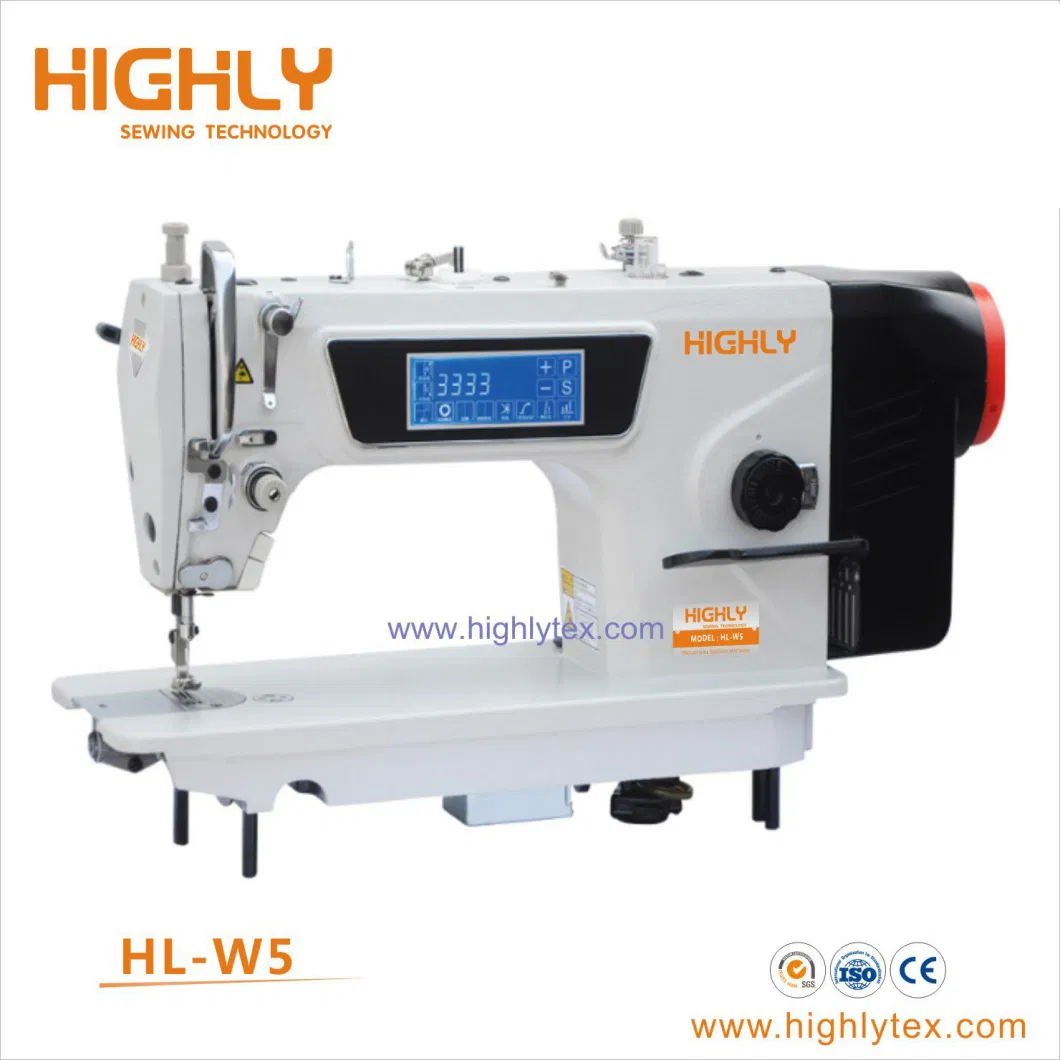 Highly Full Automatic Direct Drive Computerized Single Needle Lockstitch Industrial Sewing Machine