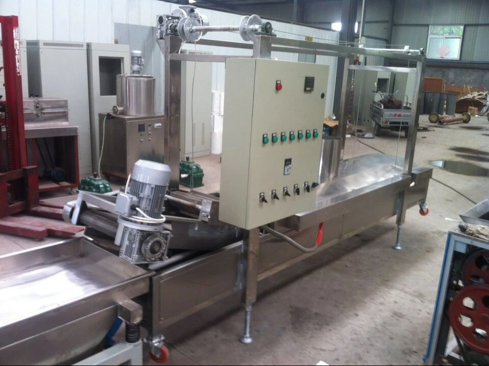 Automatic Continuous Frying Machine/Energy-Saving Frying Device for Small Business