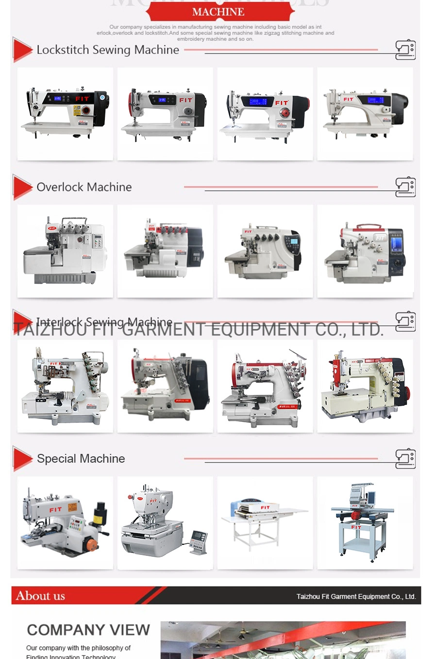 Double Needle Flat-Bed Belt Loop with Front Fabric Cutter Machine (2000c)