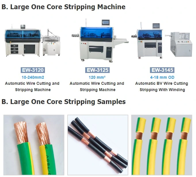 Round Cable Stripper Multi-Conductor Power Cable Cutter and Wire Stripping Machine Sheathed Wire Crimping Device