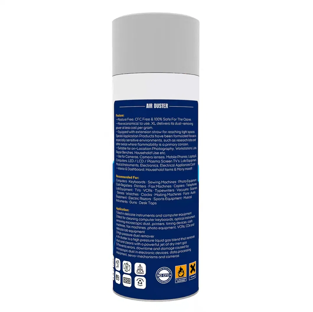 Air Duster Spray for Computer Electronics Keyboard