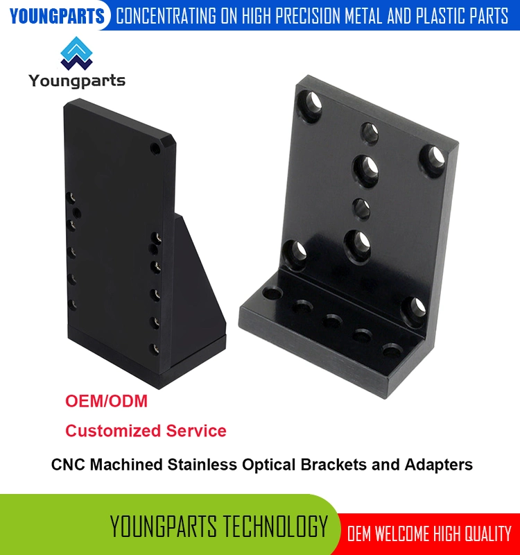 Custom Machined OEM/ODM Angle Brackets and Adapters for Optical Devices
