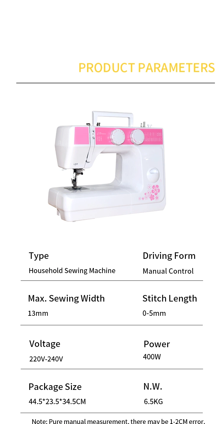 Hot Sale Multi-Function Small Desktop 220V 400W Sewing Machine Household Flat Sewing Machine