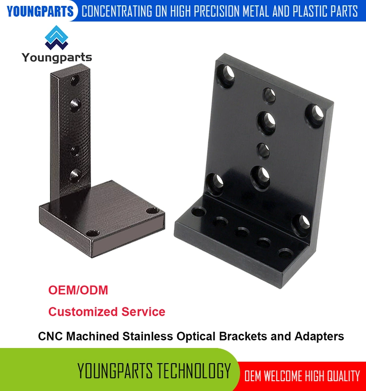 Custom Machined OEM/ODM Angle Brackets and Adapters for Optical Devices