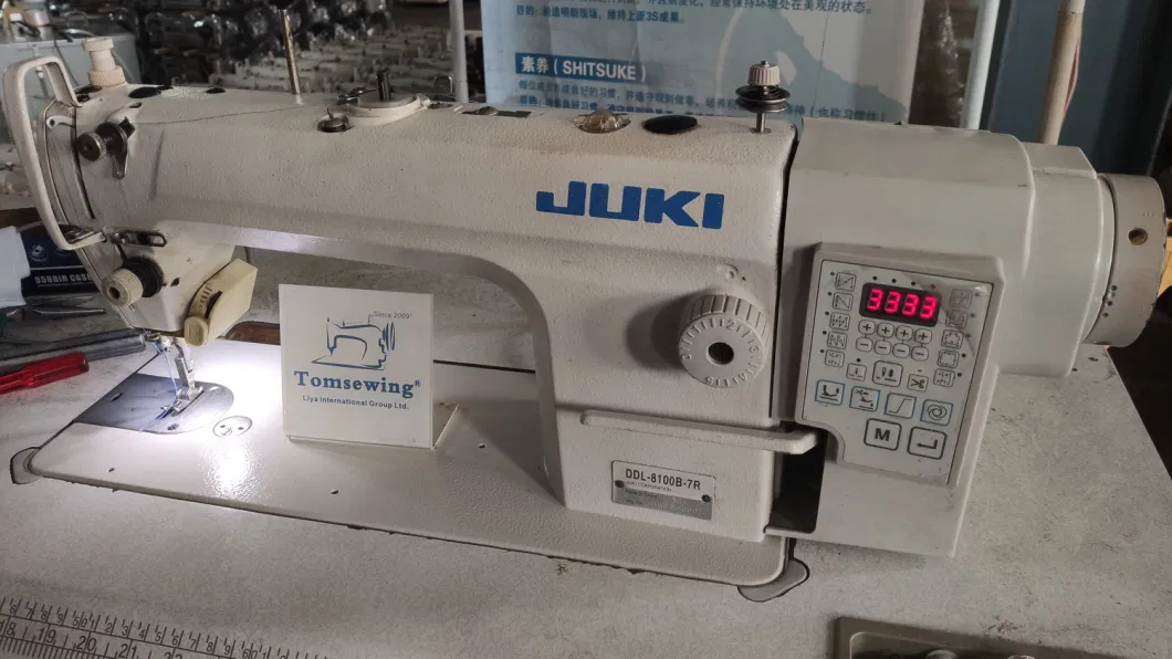Secondhand Sewing Machine Direct Drive Automatic Thread Trimmer Lockstitch Juki Ddl 8100b-7r