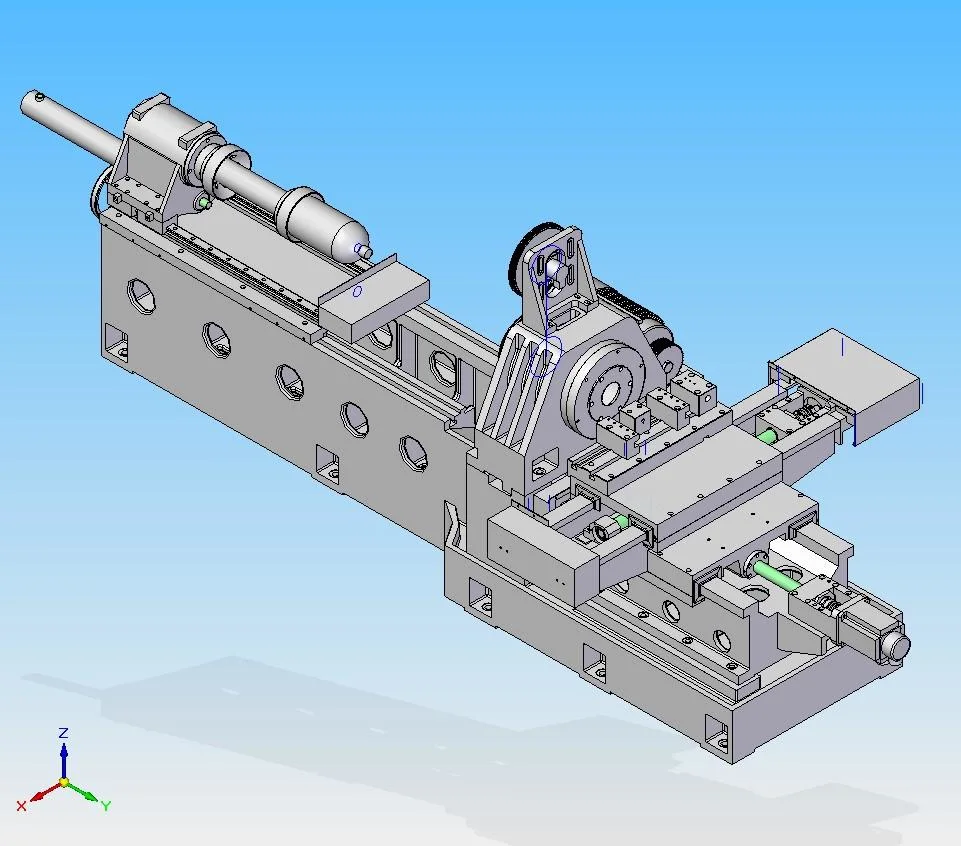 China High Accuracy Gas Cylinder CNC Thread Machine Automatic Milling Machine