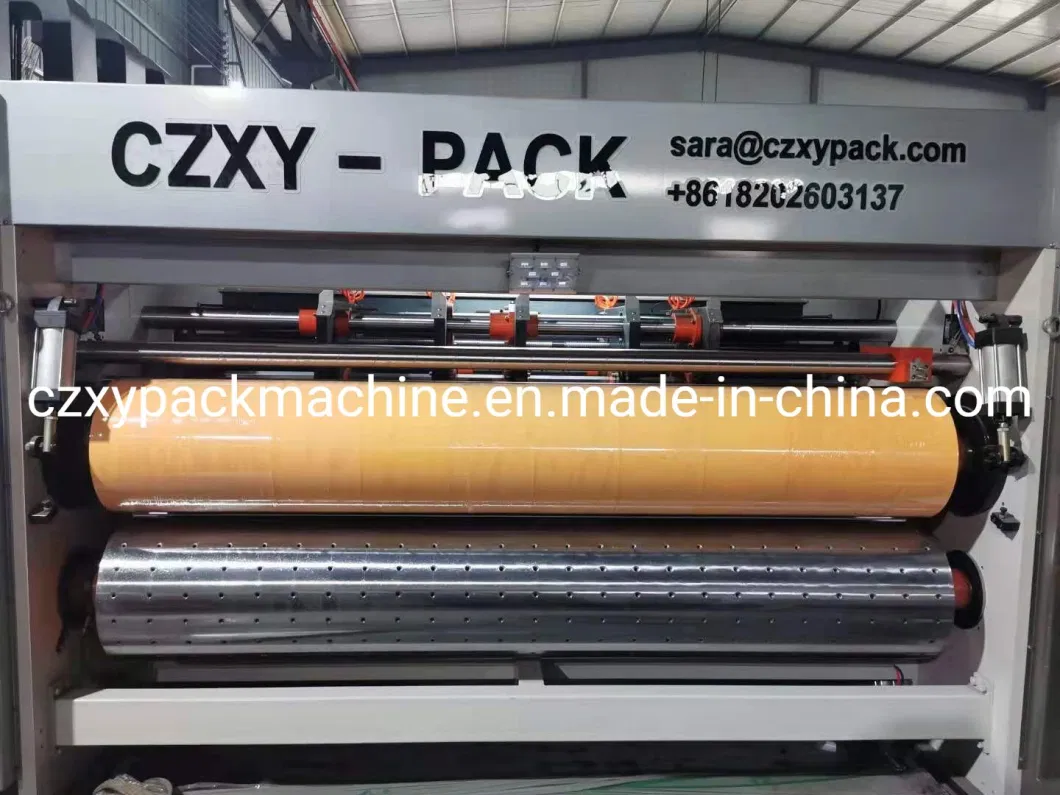 Lead Edge Carton Printing Slotting Die Cutting Making Machine with Stacker