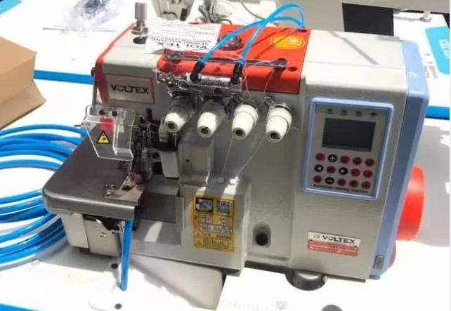 Voltex Vt-H8d-4t-24bkt/Ut Automatic Thread Trimming Overlock Sewing Machine with Air Bk Device