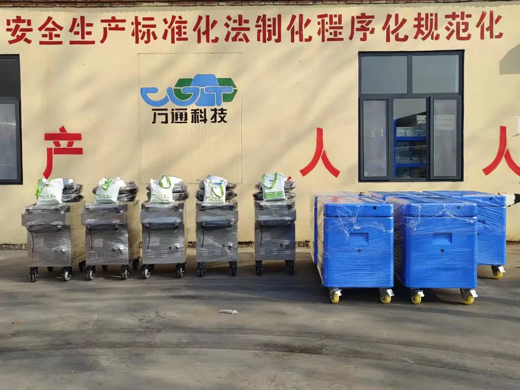 Low Energy Dry Ice Blast Cleaning Machine CO2 Dry Ice Blocks Snow Cryogenic Cleaner /Icejet Clean Equipment to Clean Autos/Mold Deburring Deflashing
