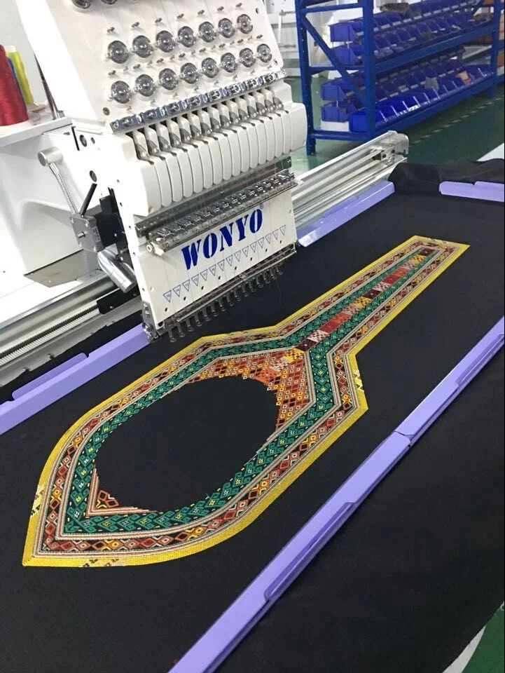 China Supplier Big Size One Head Cap Flat Computerized Embroidery Machine Price Similar to Tajima Embroidery Machine