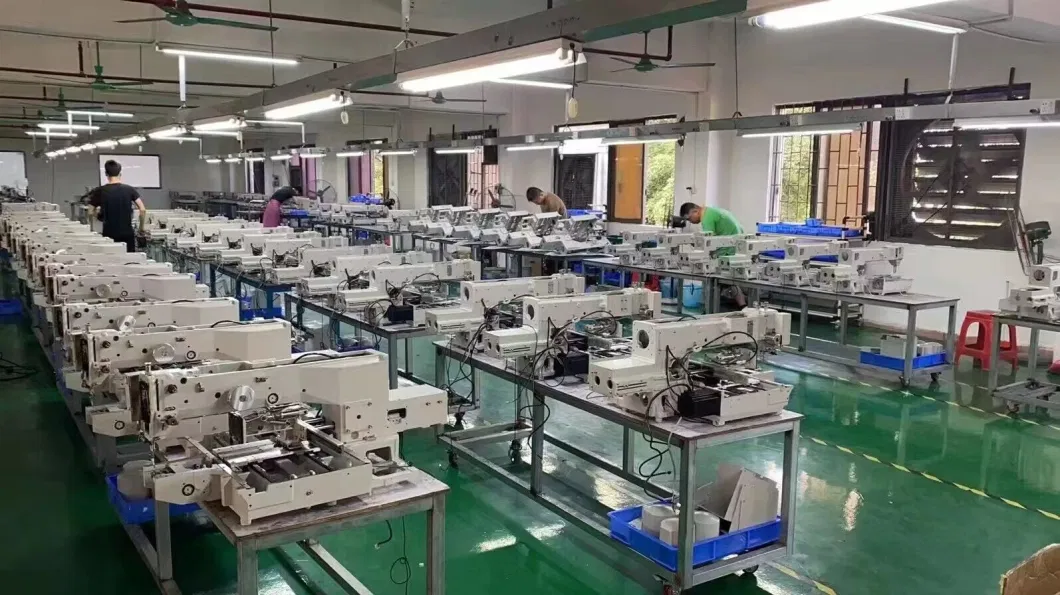 Circle Tube Automatic Laser Cutter Pocket Welting Openning Sewing Machine for Jeans Polo Shirt