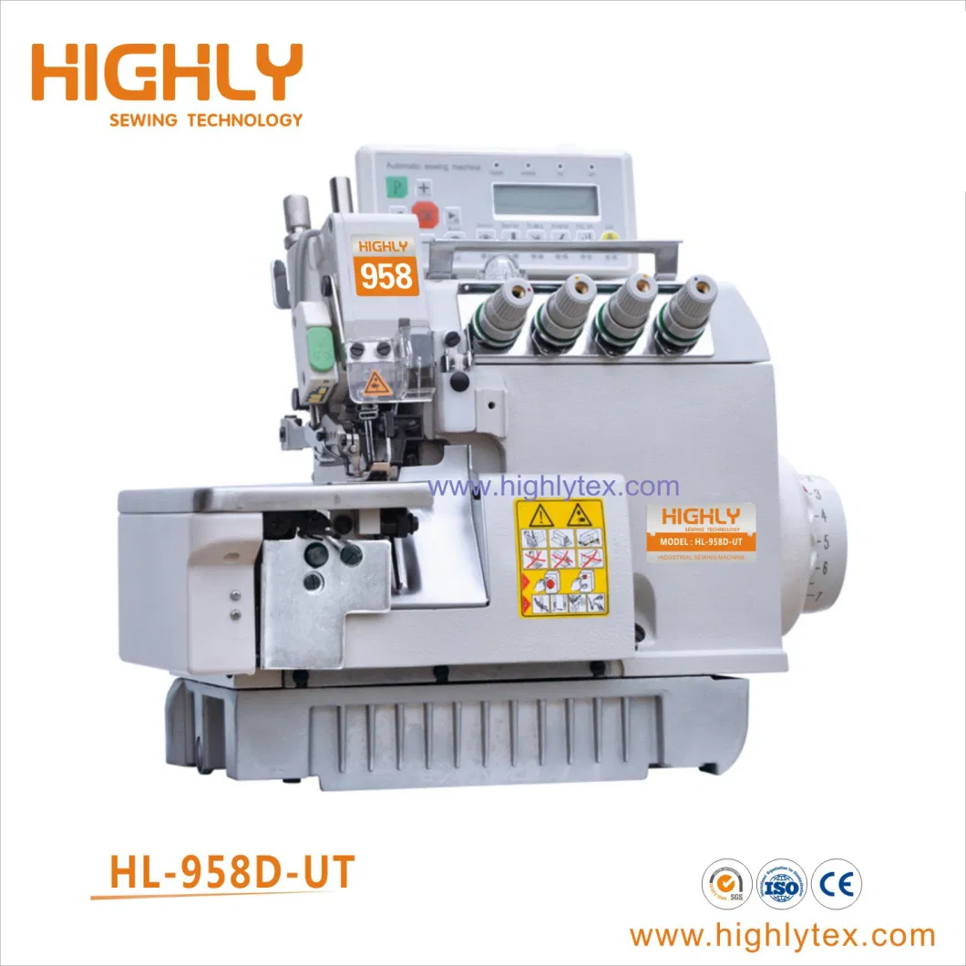 Hl-958-4D-Ht High Speed Computerized Direct Drive Overlock Sewing Machine