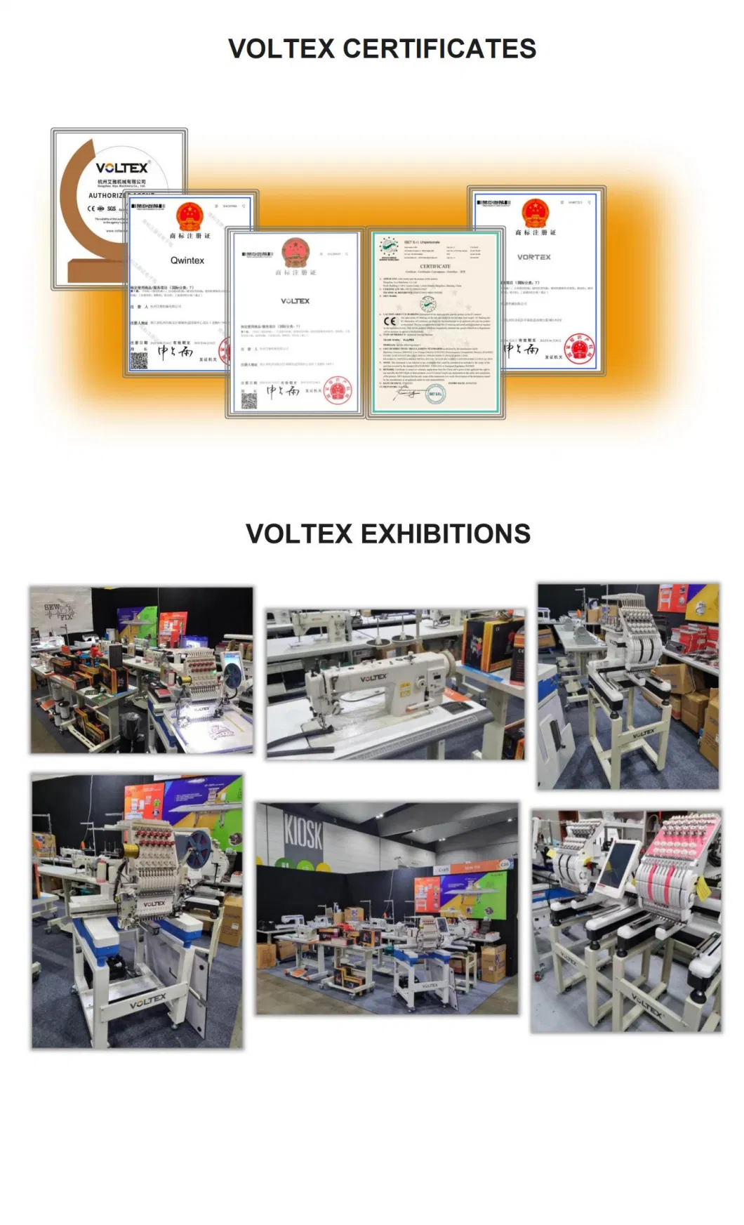 Voltex Vt-8752D4 Automatic Double Needle Sewing Machine Auto Trimming