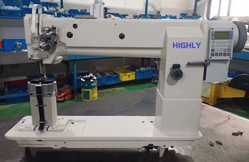 Highly 4420 Double Needle Heavy Duty Compound Feed Leather Industrial Sewing Machine