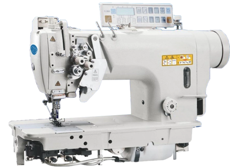 Garment Machinery Double Needle Lockstitch Industrial Sewing Machine with Auto Thread Trimmer