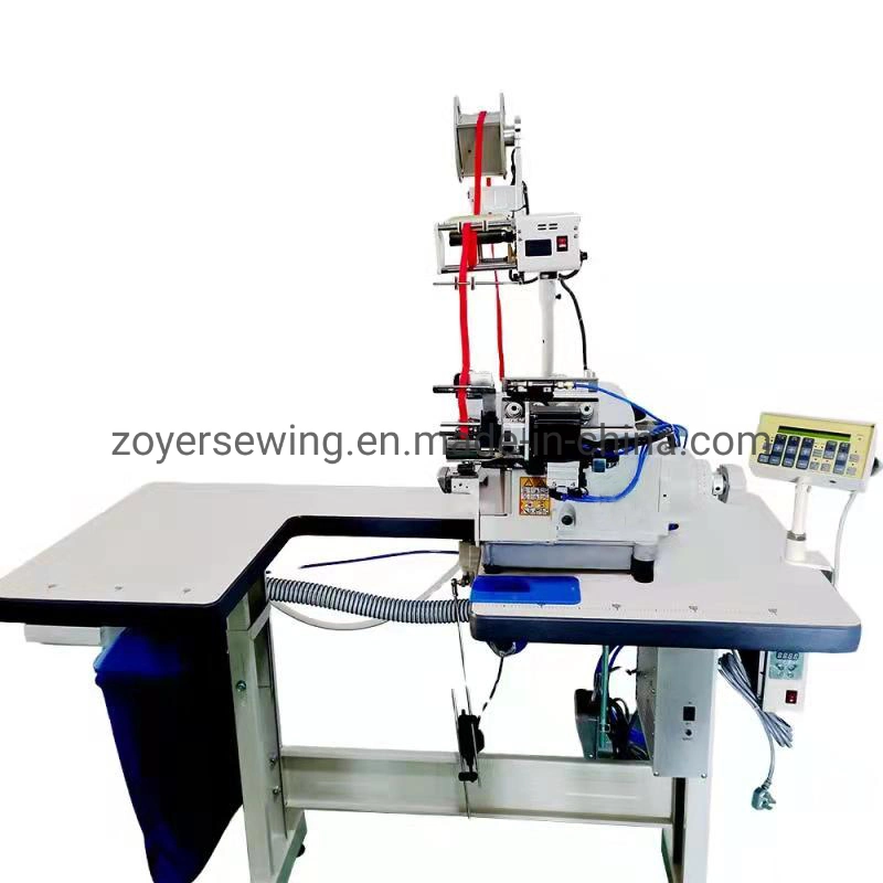Zy987-4da Zoyer Elastic Belt Waist Upper Round- Collar Overlock Sewing Machine