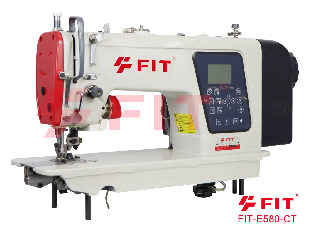 Fit-E580-CT Stepping Motors Full Automatic Lockstitch with Edge Cutter