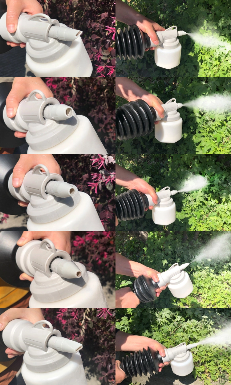 500ml 5 Nozzle Pest Control Bulb Insecticide Hand Bellow Air Blow Garden Pest Control Bait Duster Duster