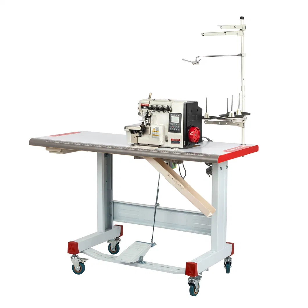 S90-5ut Automatic Direct Drive Electric Knitting Polo T Shirt 5 Thread Overlock Industrial Sewing Machine