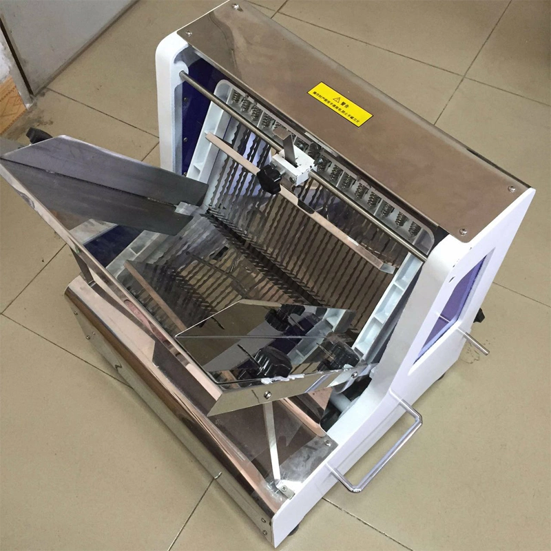 Automatic Blade Stainless Steel Toast Slicer Electric Bakery Bread Cutting Slicer Machine