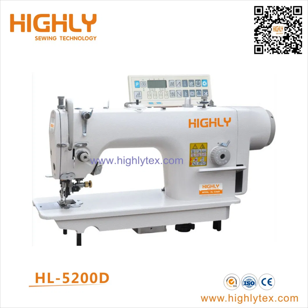High Speed Single Needle Lockstitch Sewing Machine with Side Cutter
