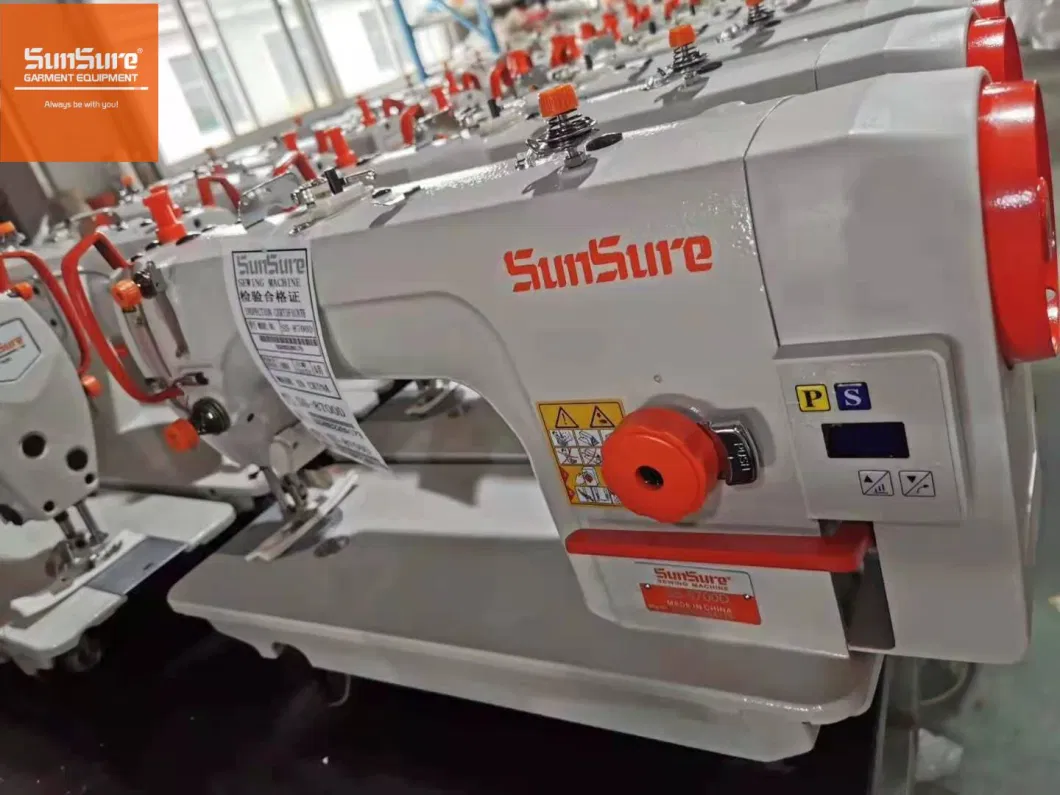 Sunsure Cylinder Bed Compound Feed Lockstitch Sewing Machine (for hemming use)