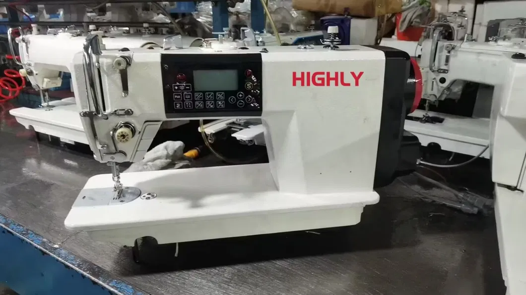 Highly Full Automatic Direct Drive Computerized Single Needle Lockstitch Industrial Sewing Machine